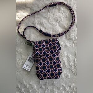 Vera Bradley Blue and Pink Crossbody Bag